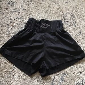 Nike Women's Black High-Waisted Athletic Shorts